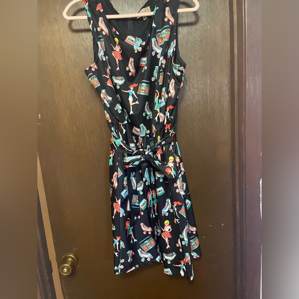 Lindy Bop roller skate dress size US 16 UK 20
